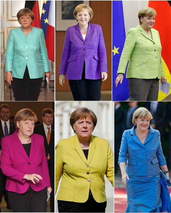 divat a politikában Angela Merkel