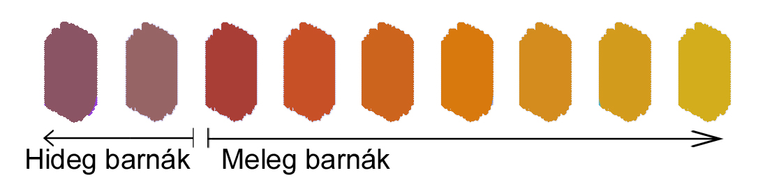 hideg barnák és meleg barnák hideg barnák és meleg barnák