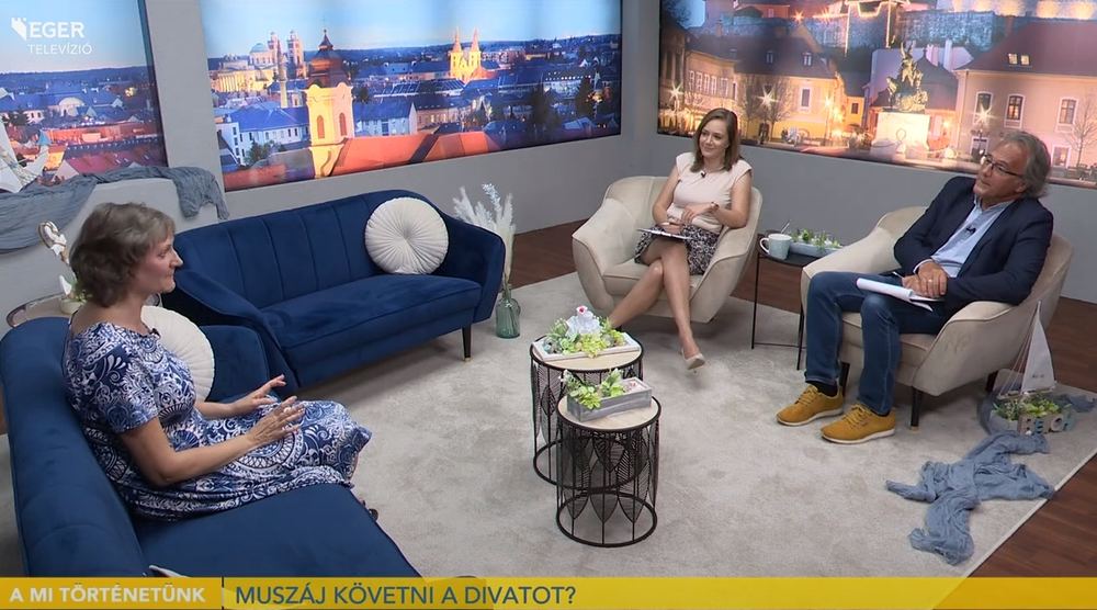 Soós Katalin szín és stílustanácsadó az Eger tv-ben